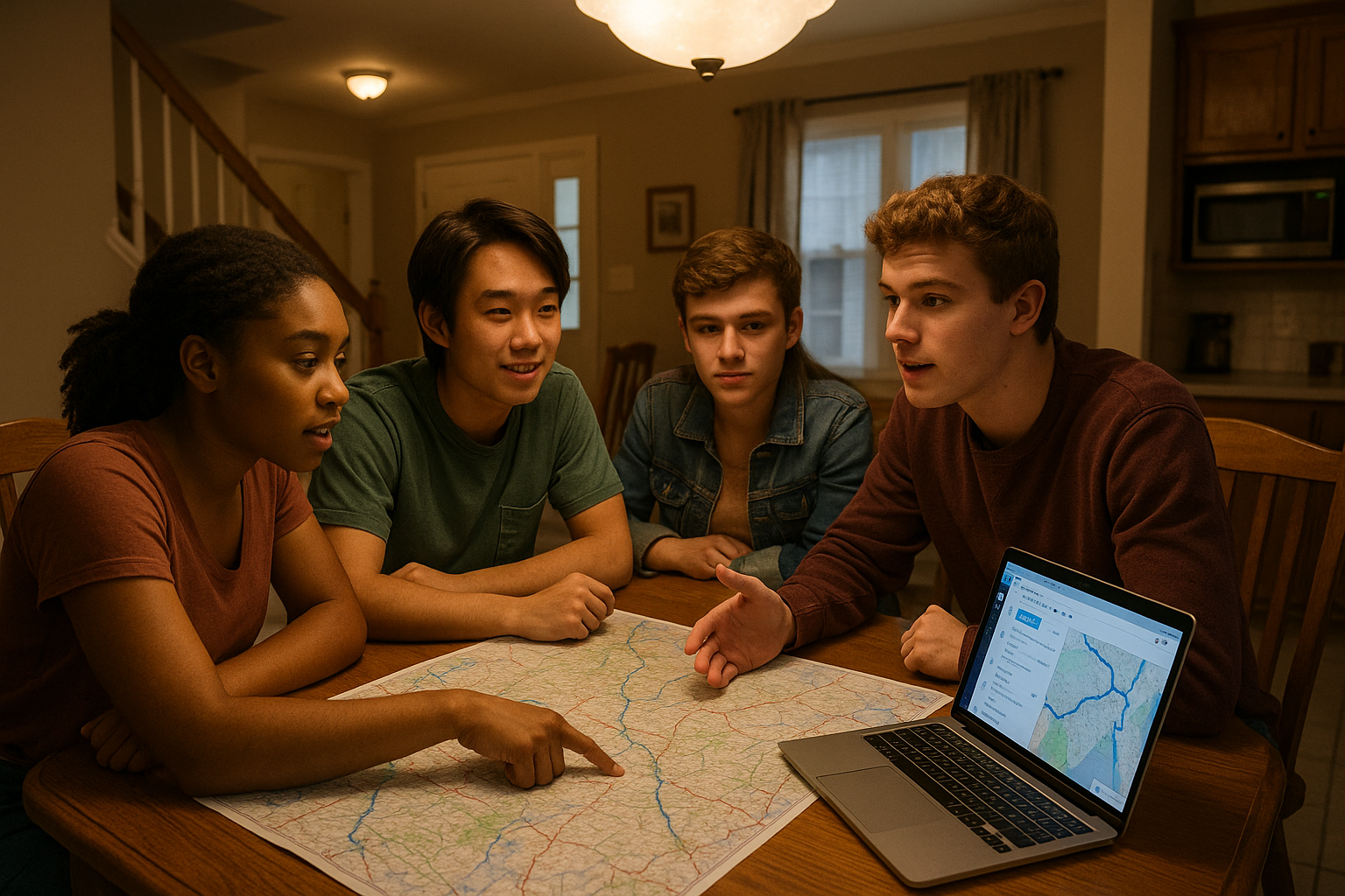 group planning their prom transportation - Party bus for proms